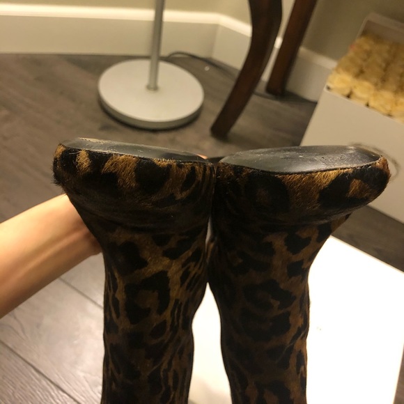 COPY - Sandro 🥇Sacha Leopard Ankle Boots 39 8-8.5 💄✨ - Picture 7 of 9